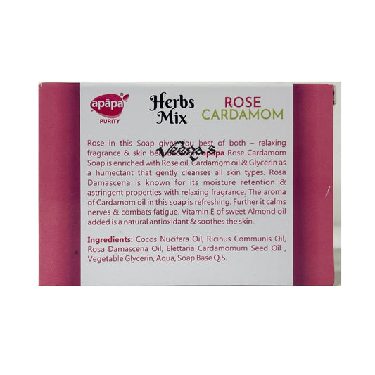 Apapa Rose Cardamom Soap 1