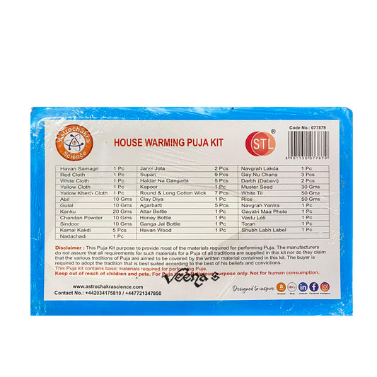 Astrochakra Science House Warming Puja Kit 1.4kg