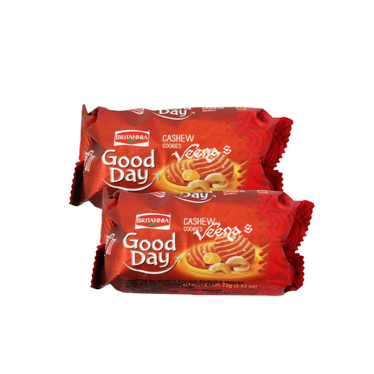 Britannia Good Day Cookies Cashews (Pack of 2) 72g