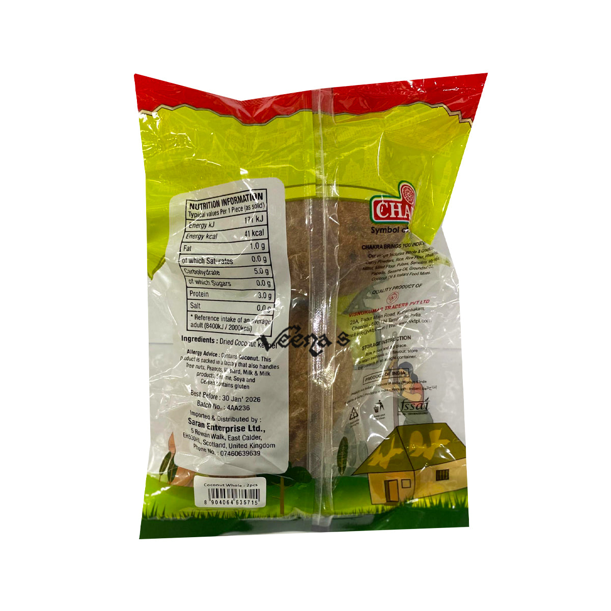 Chakra Coconut Whole (2Pcs)