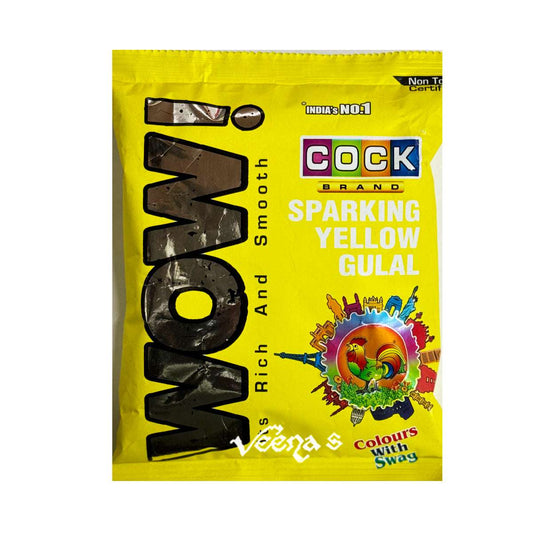 Cock Yellow Gulal 80g