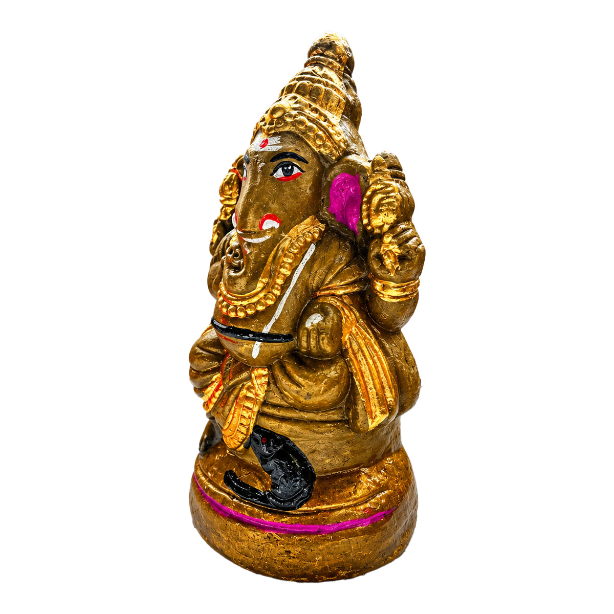 Buy Colour Clay Ganesha (Vinayagar) Idol Full Colour at Veenas.com - Online Indian Grocery Store UK
