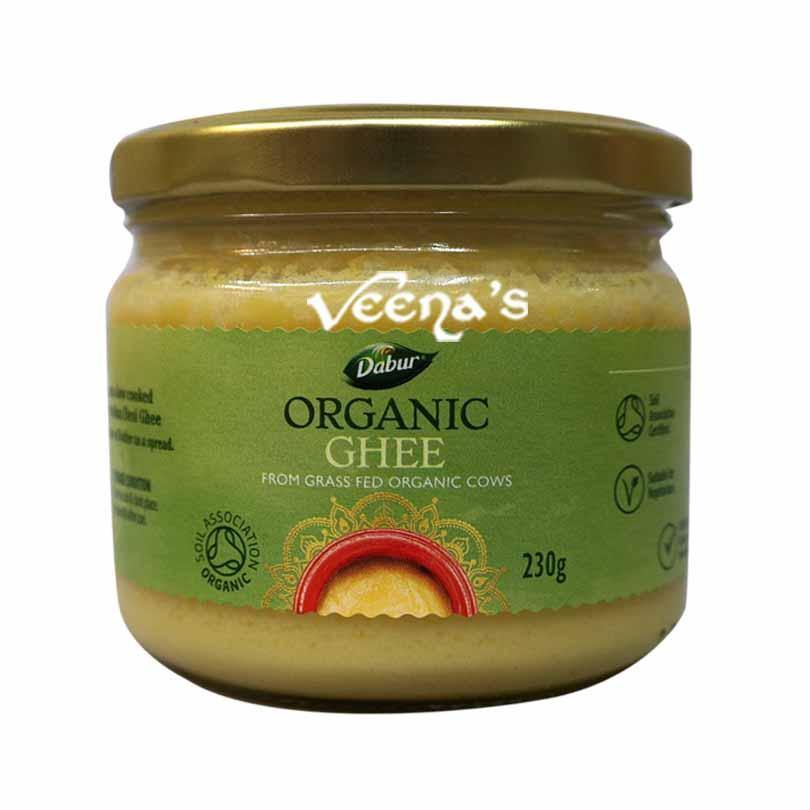 Buy Dabur Organic Ghee 230g at Veenas.com - Online Indian Grocery Store UK