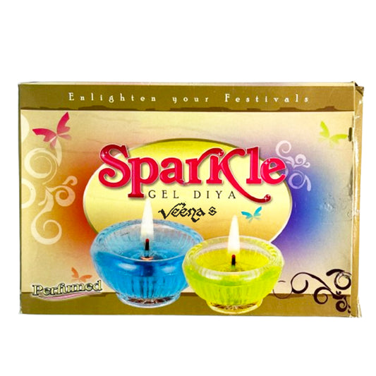 Design Wax Gel Diya (6Pcs)