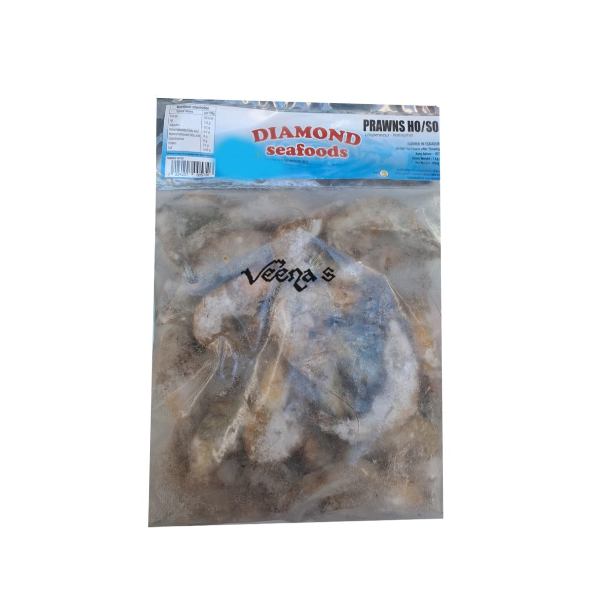 Diamond Prawn Hoso Ecuador 1kg