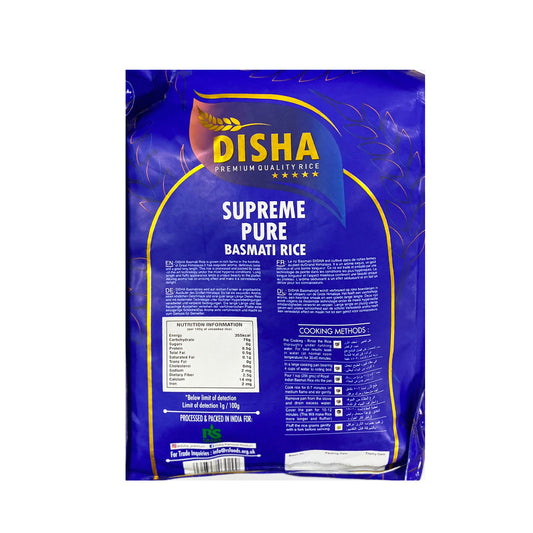 Disha Supreme Pure Basmati Rice 5kg