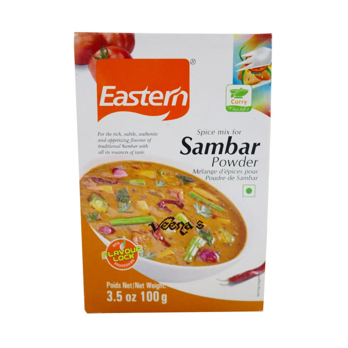 Buy Eastern Sambar Powder 165g at Veenas.com - Online Indian Grocery Store UK
