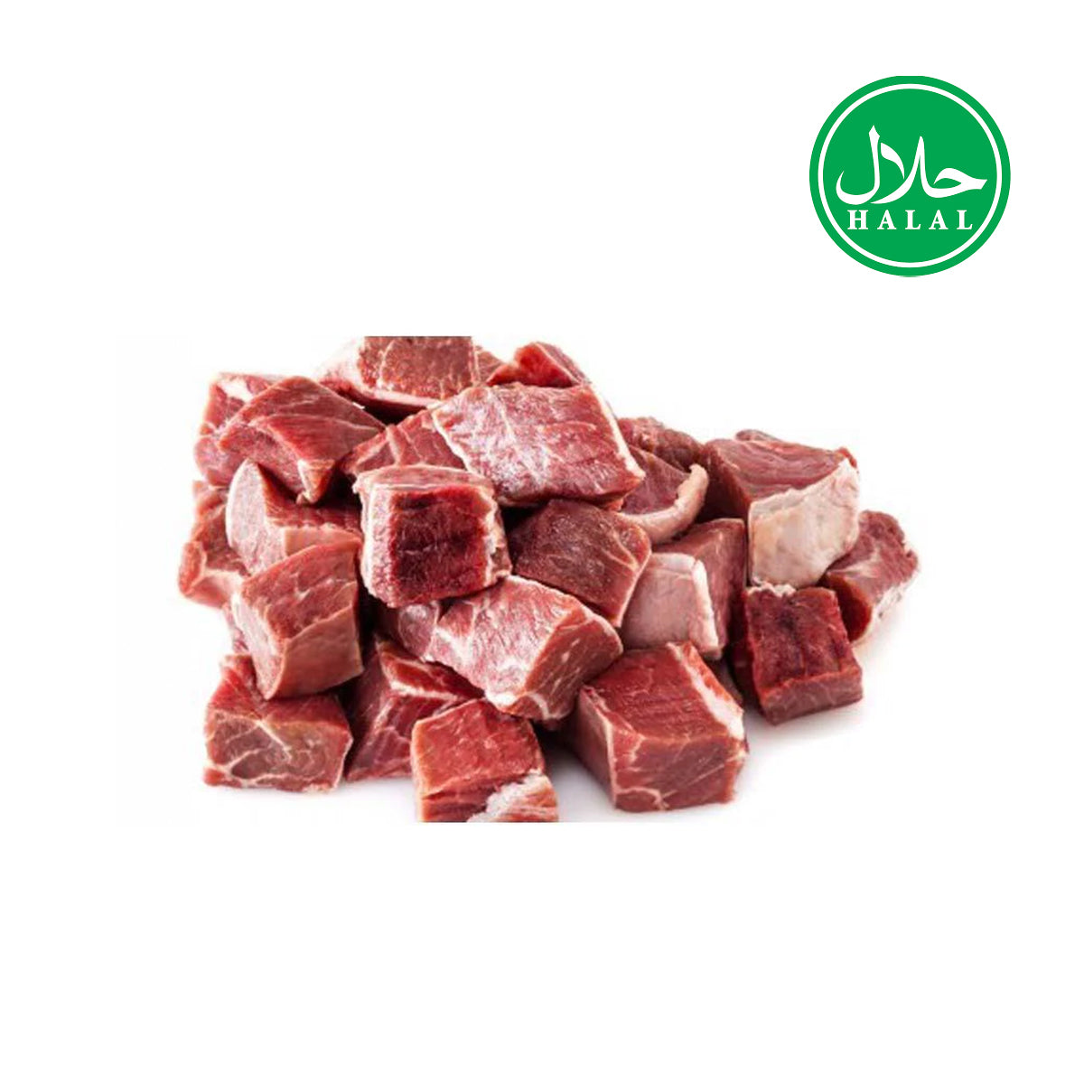 Fresh 100% Halal Diced Mutton Shoulder (With Bone)
