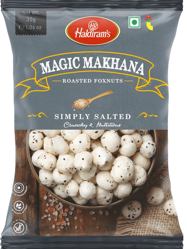 Haldiram's Roasted Foxnuts Salted 40g