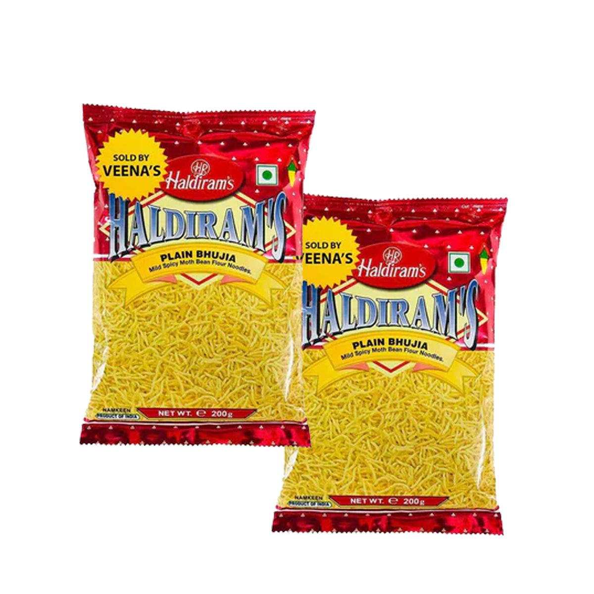Buy Haldiram's Plain Bhujia 200g (BUY 1 GET 1 FREE) at Veenas.com - Online Indian Grocery Store UK