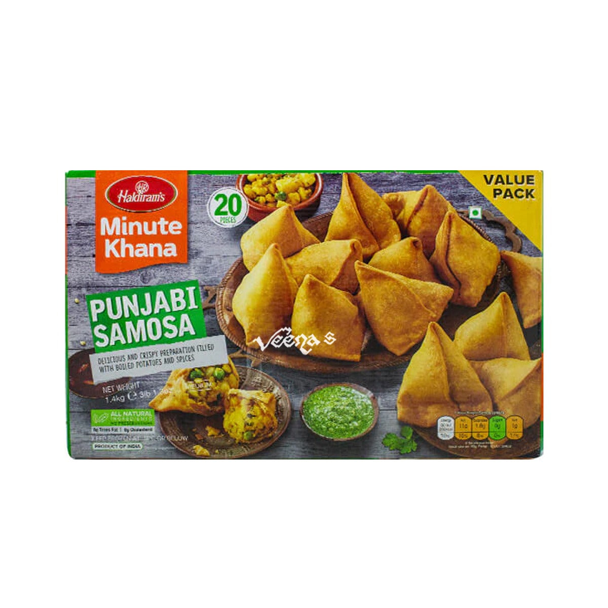 Haldiram's Punjabi Samosa (20Pcs) 1.4kg