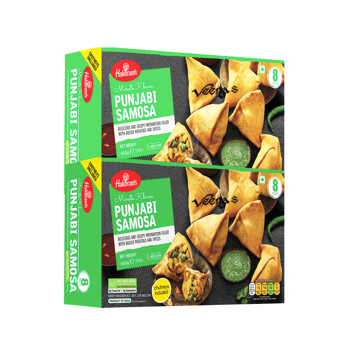 Haldiram's Punjabi Samosa (8Pcs) 650g (BUY 1 GET 1 FREE)