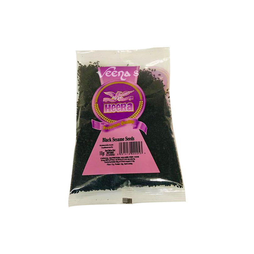 Buy Heera Black Sesame Seeds 100g at Veenas.com - Online Indian Grocery Store UK