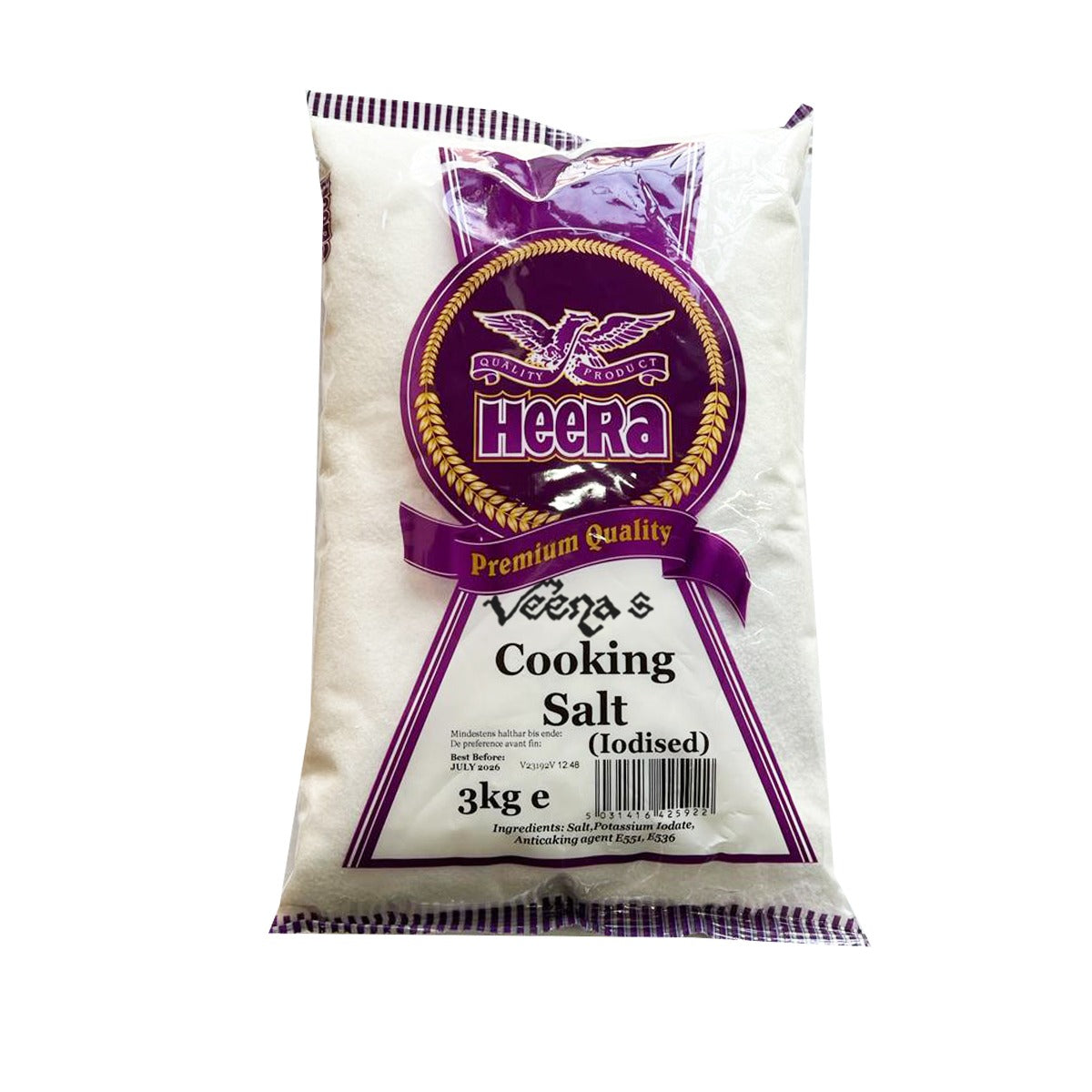 Heera Cooking Salt (Iodised) 3kg