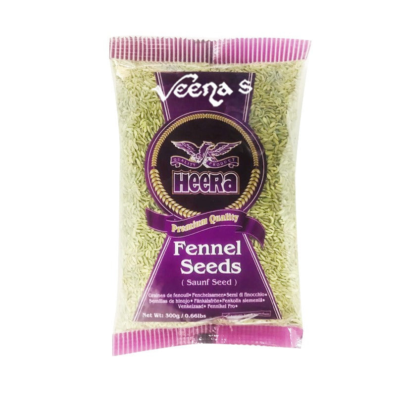 Buy Heera Fennel Seeds 300g at Veenas.com - Online Indian Grocery Store UK