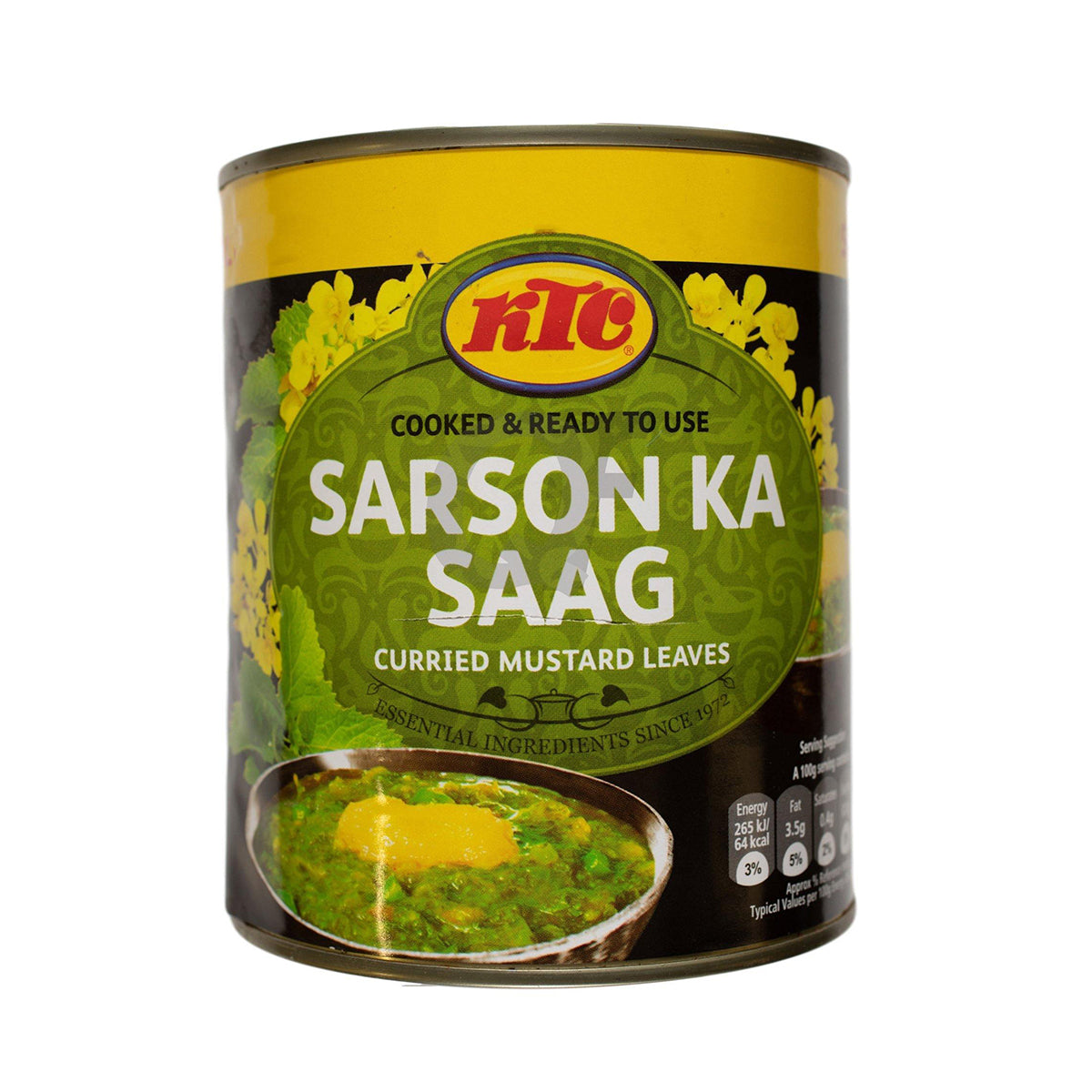 Buy KTC Sarson Ka Saag 800g at Veenas.com - Online Indian Grocery Store UK
