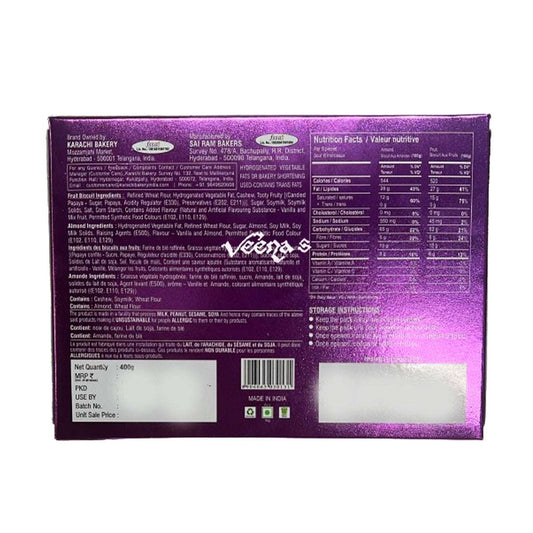 Karachi 2 in 1 Fruit & Almond Biscuit 400g