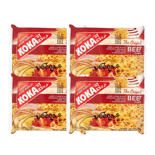 Koka Noodles Beef Flavour 85g Pack of 4