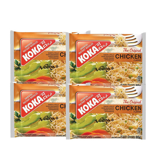 Koka Noodles Chicken Flavour 85g Pack of 4