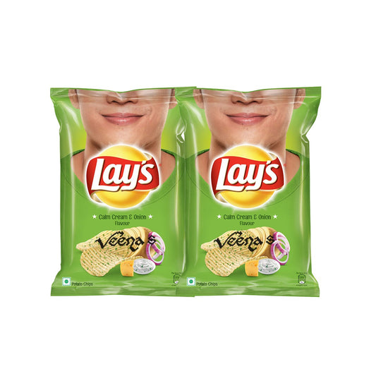 Lays Cream and Onion (Pack of 2) 58gm