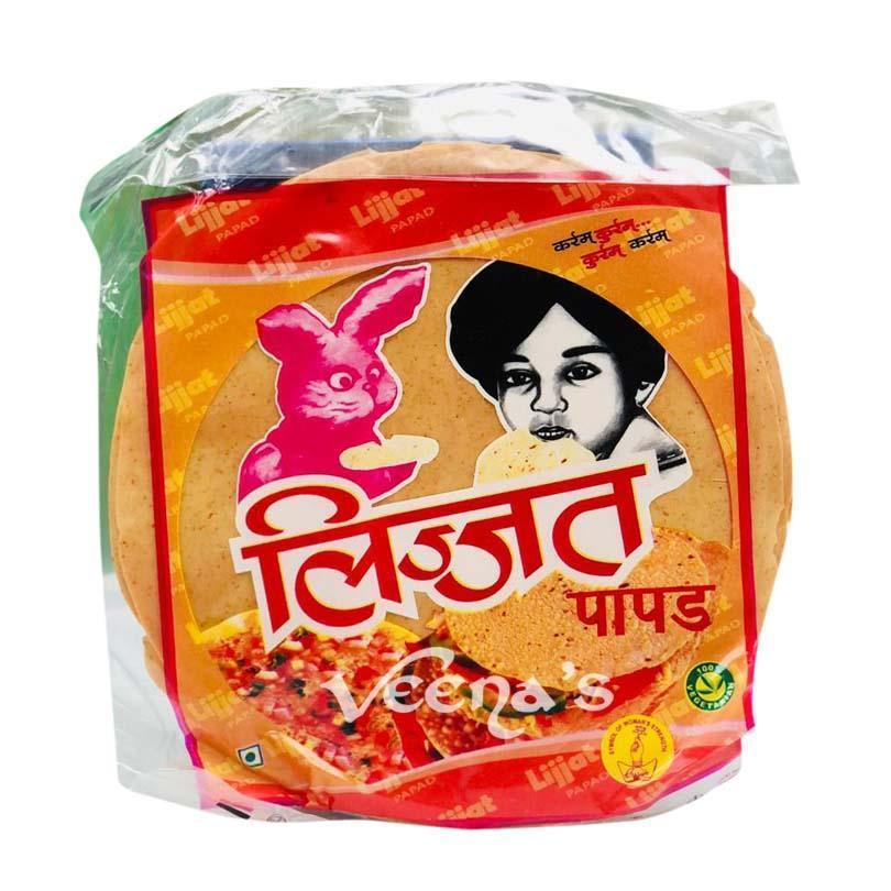 Buy Lijjat Sindhi Masala Papad 200g at Veenas.com - Online Indian Grocery Store UK