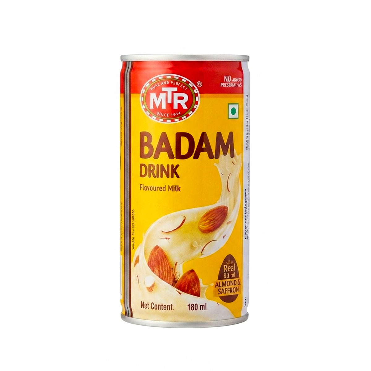 Buy MTR Badam Drink Flavoured Milk 180ml at Veenas.com - Online Indian Grocery Store UK