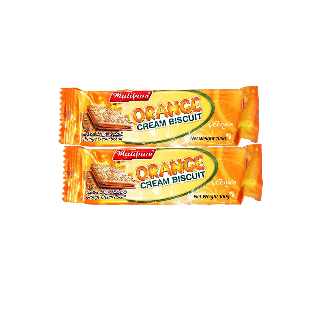 Buy Maliban Orange Cream 100g (Pack of 2) at Veenas.com - Online Indian Grocery Store UK