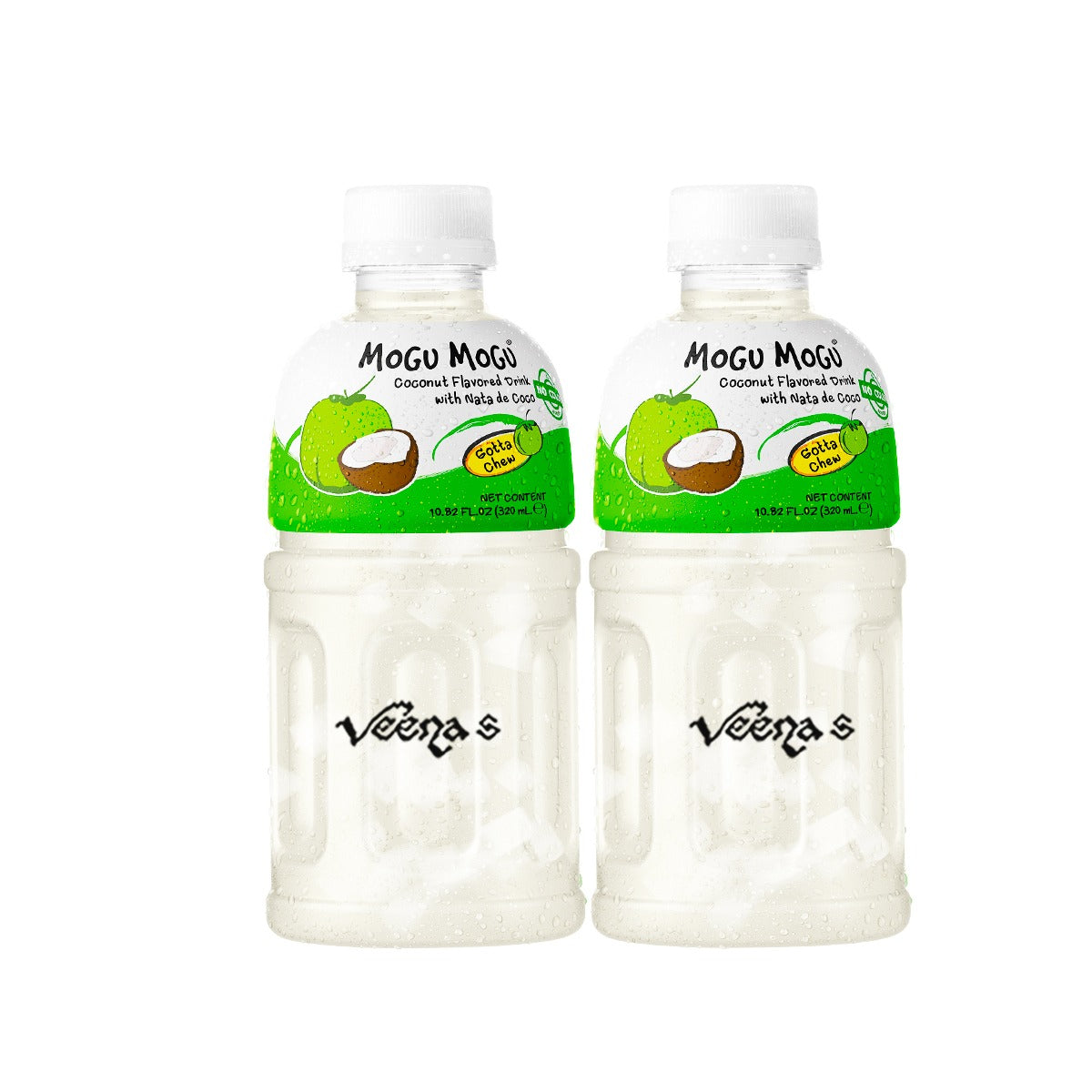 Buy Mogu Mogu Coconut Flavour 320ml(Pack of 2) at Veenas.com - Online Indian Grocery Store UK
