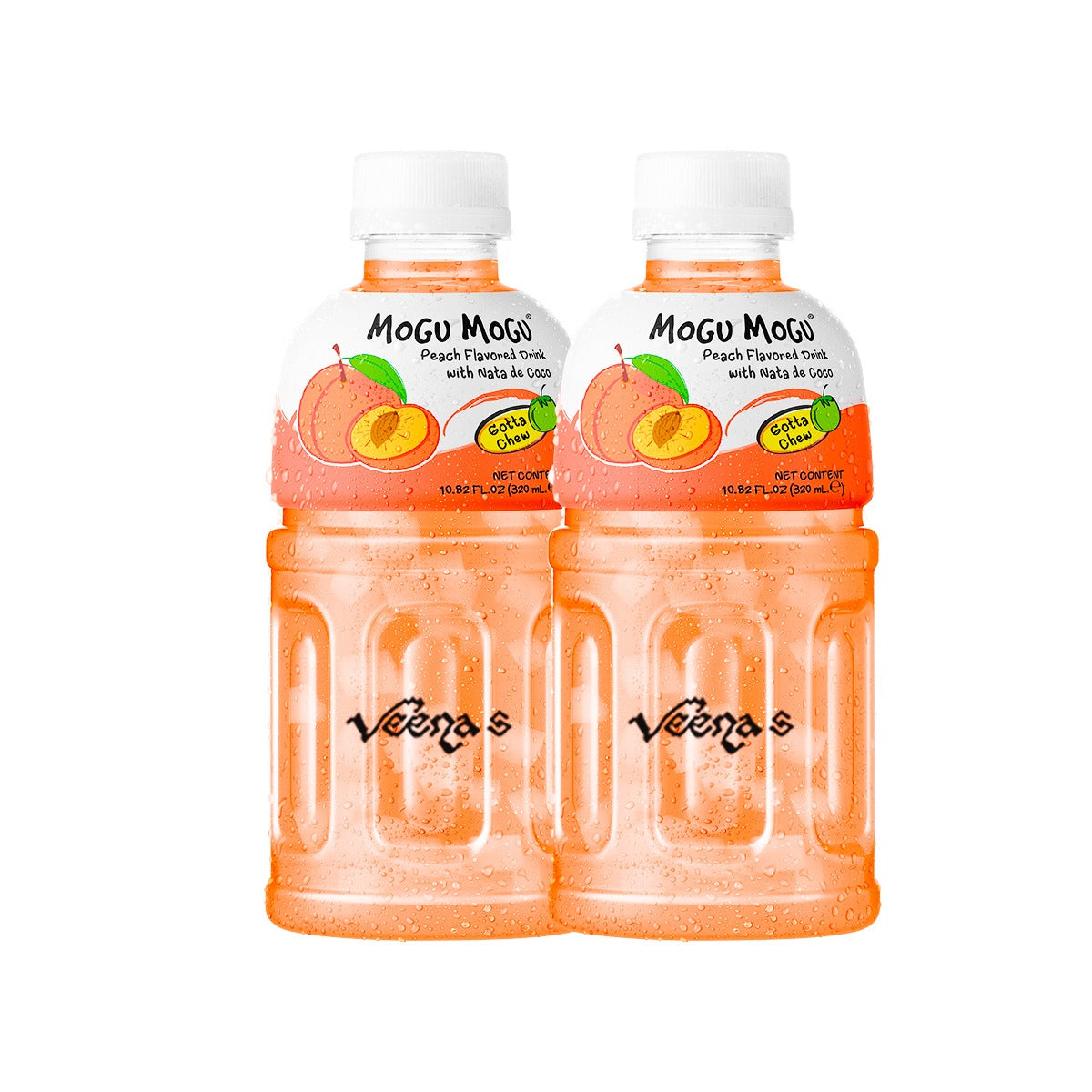 Mogu Mogu Peach Flavour 320ml (Pack of 2)