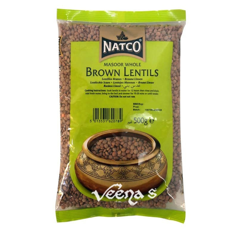 Natco Brown Lentils 500g