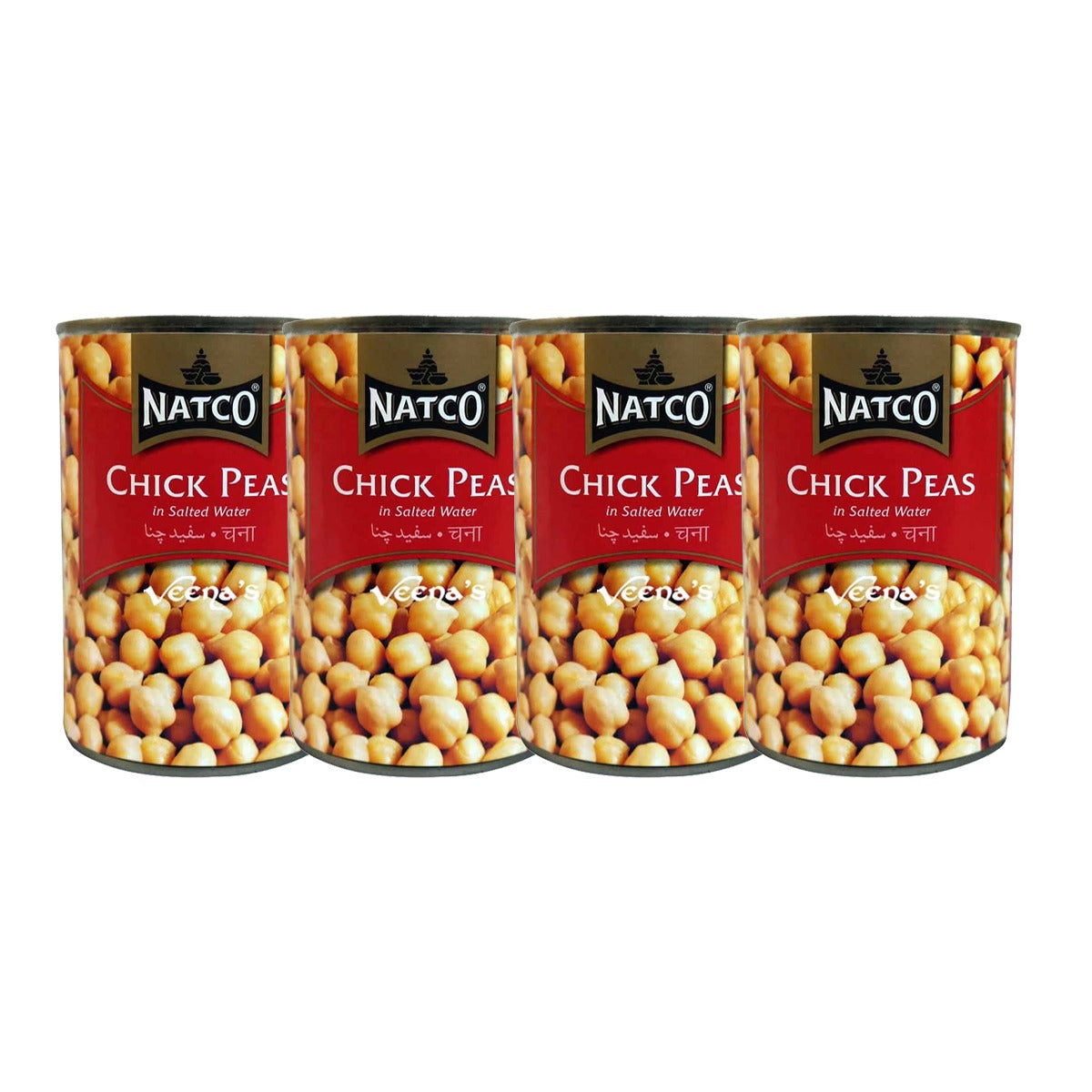 Natco Chick Peas 400g (Pack Of 4)