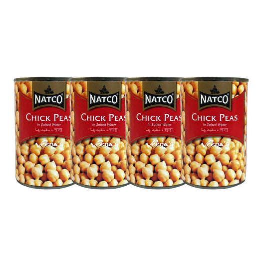 Natco Chick Peas 400g (Pack Of 4)