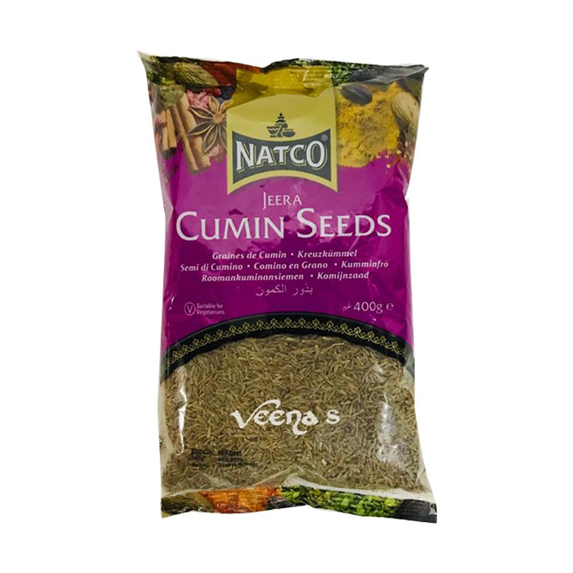 Buy Natco Cumin Seeds (Jeera) 400g at Veenas.com - Online Indian Grocery Store UK
