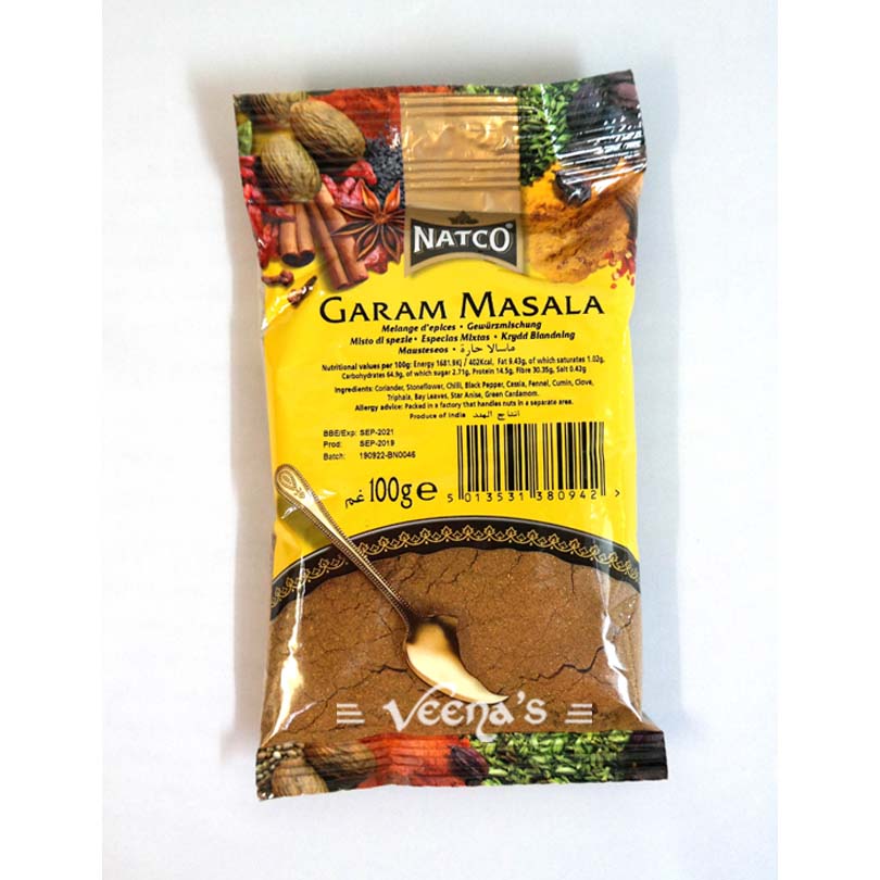 Buy Natco Garam Masala 100g at Veenas.com - Online Indian Grocery Store UK
