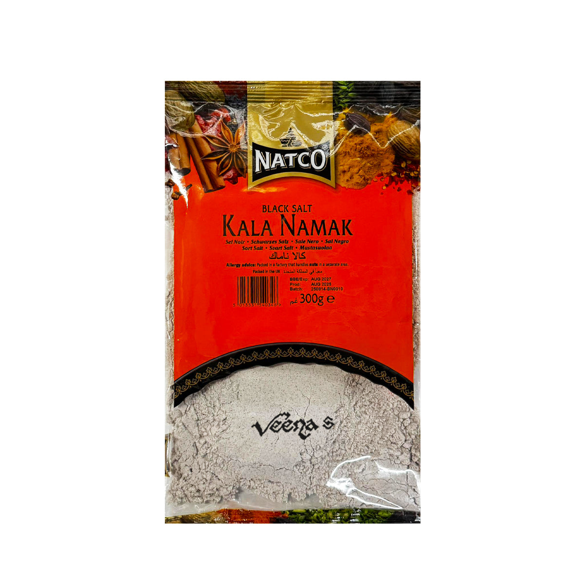 Buy Natco Kala Namak (Black Salt) 300g at Veenas.com - Online Indian Grocery Store UK