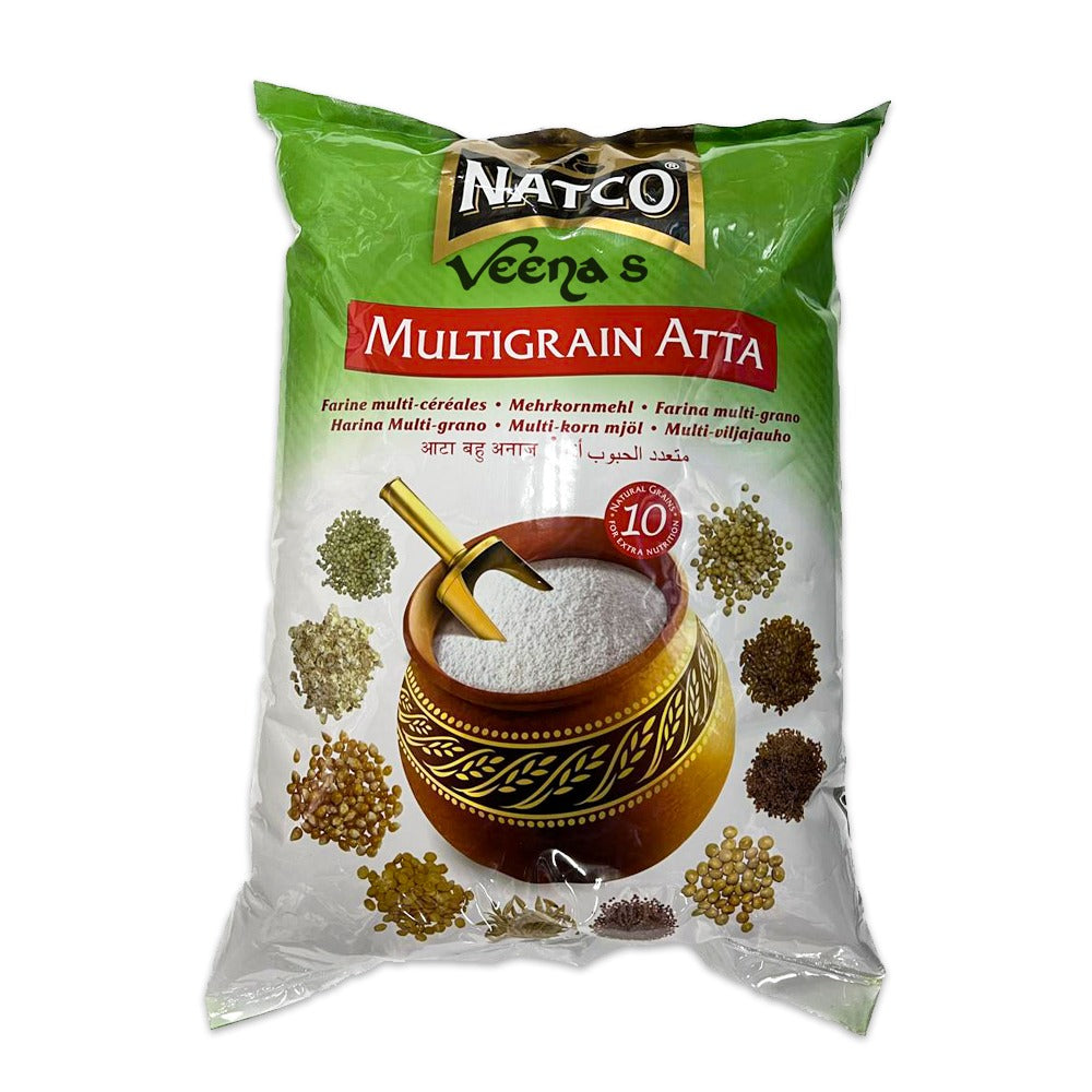 Buy Natco Multigrain Atta 10kg at Veenas.com - Online Indian Grocery Store UK