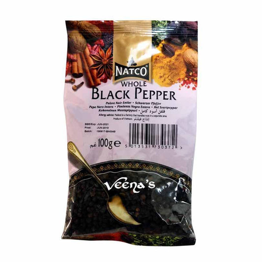 Natco Whole Black Pepper 100g