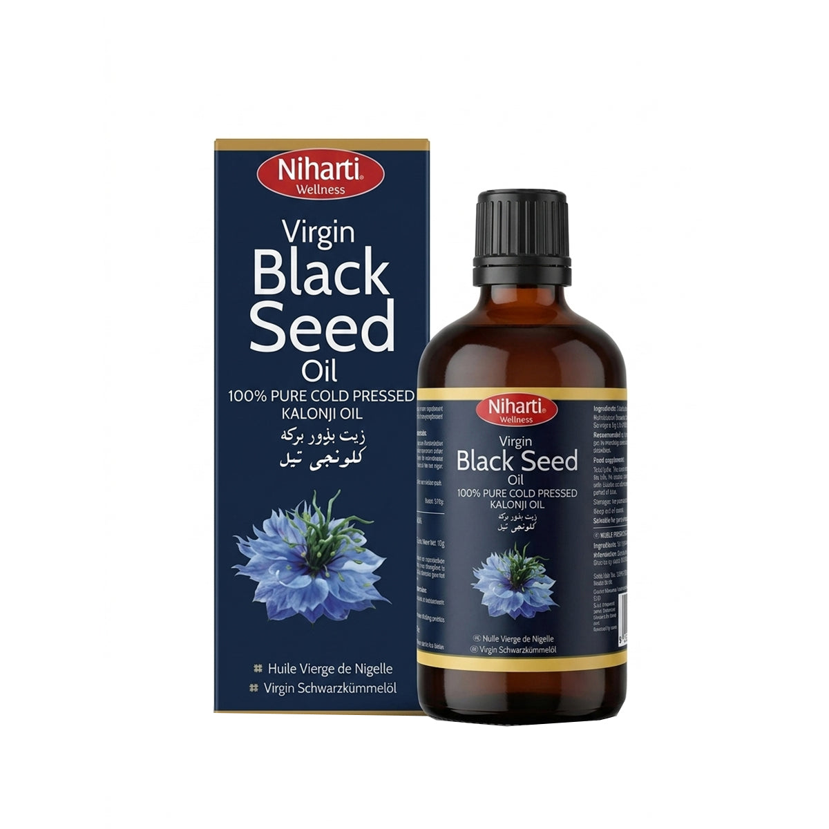 Buy Niharti Virgin Black Seed Oil 100ml at Veenas.com - Online Indian Grocery Store UK