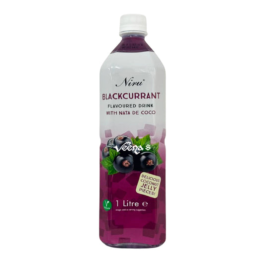 Niru Blackcurrant Flavoured Drink with Nata De Coco 1 Litre