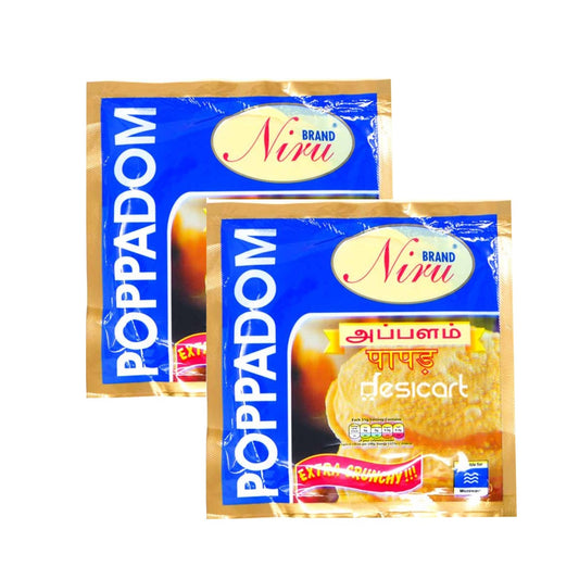 Niru Poppadom Small 150g (Pack of 2)