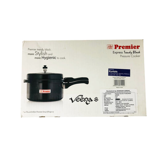 Premier Black Pressure Cooker 2 lit