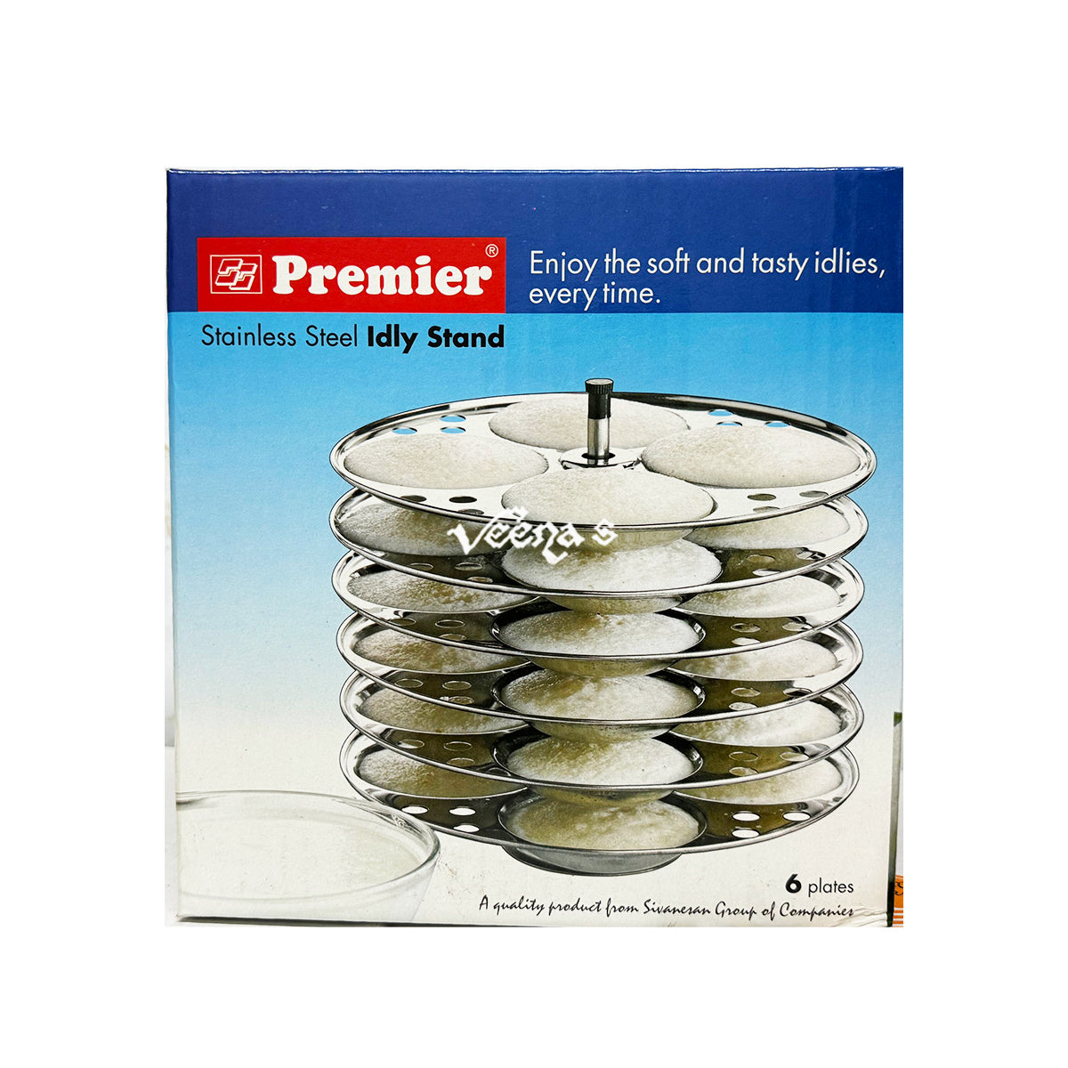 Premier SS Idli Cooker 6 Plates