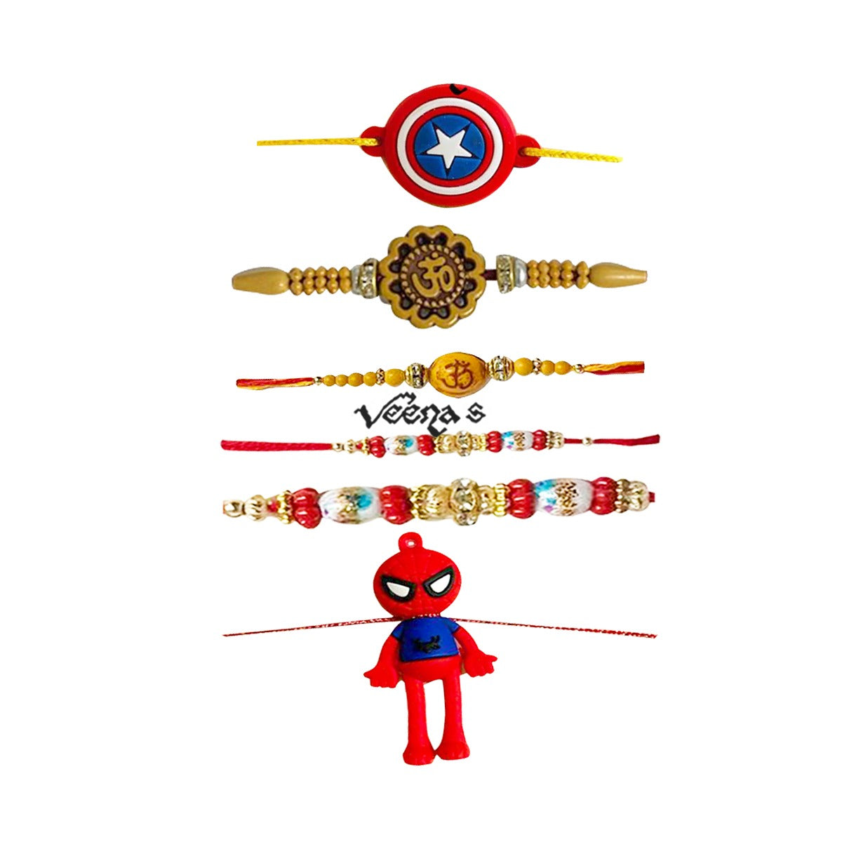 Random Rakhi Pack of 5