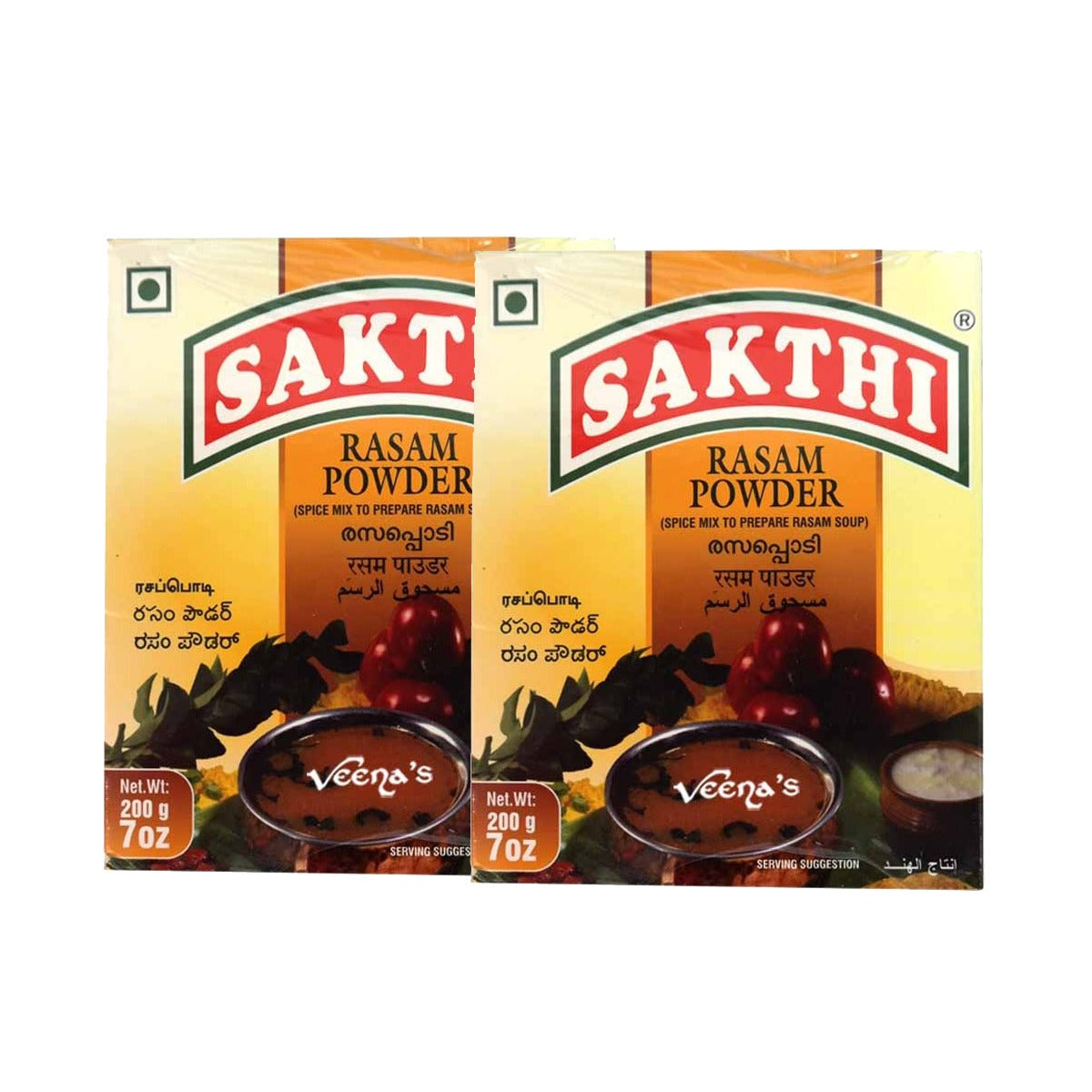 Sakthi Rasam Powder Pack of 2 200g veenas