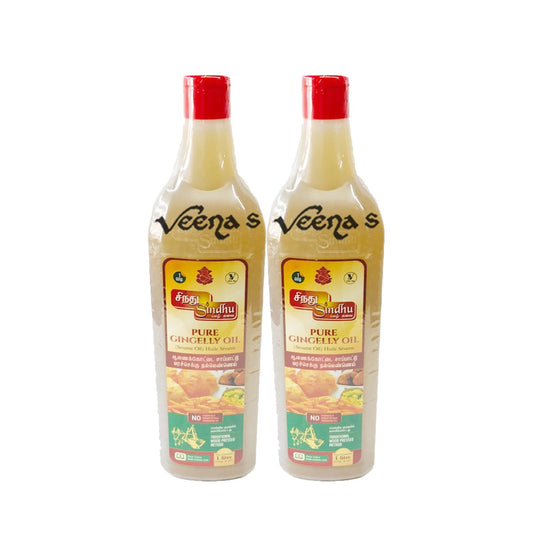 Sindhu Gingelly Oil 1Litre Pack of 2