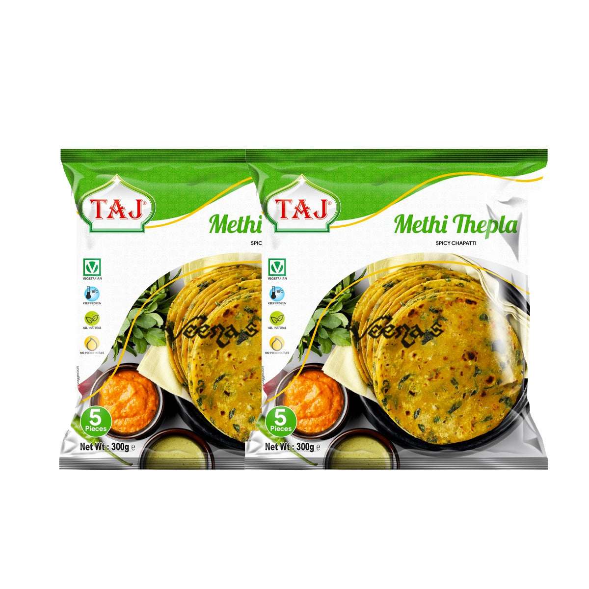 Taj Methi Thepla 300g (Pack of 2)