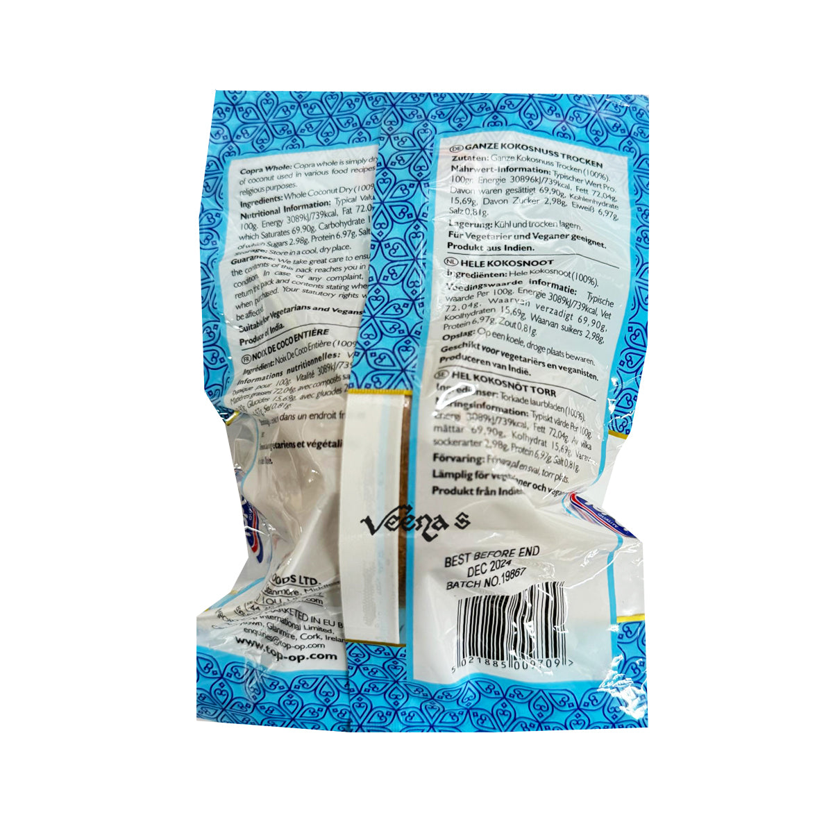 Buy Top Op Copra Whole Coconut Dry (1Pcs) at Veenas.com - Online Indian Grocery Store UK