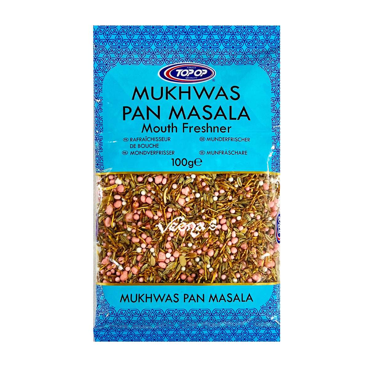 Buy Top Op Mukhwas Pan Masala 100g at Veenas.com - Online Indian Grocery Store UK