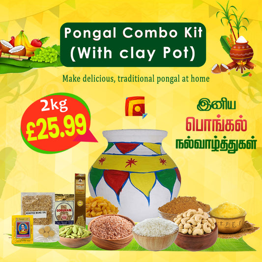 Veena's Pongal Puthinam with (Colour Clay Pot) 2kg