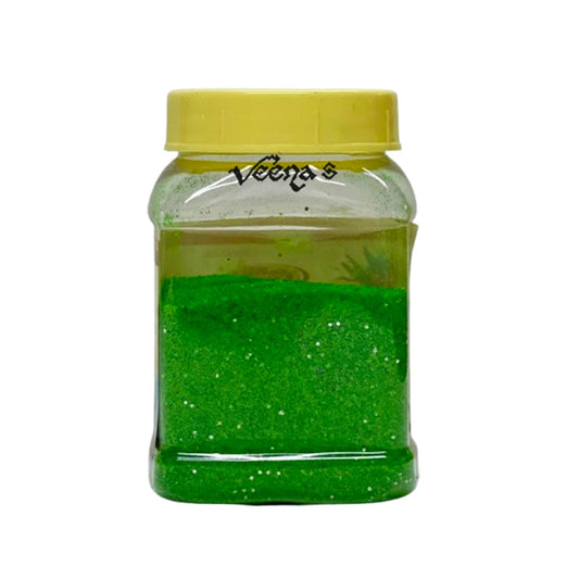 Veena's Leaf Green Rangoli Powder 200g